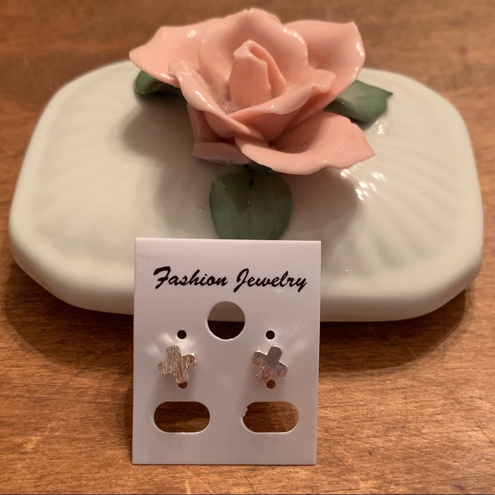 Fashion Earrings - Silver Geometric